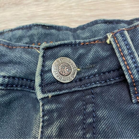 Timberland Slim Straight Denim Jeans 32x30 in Navy Retro Style - Picture 5 of 8